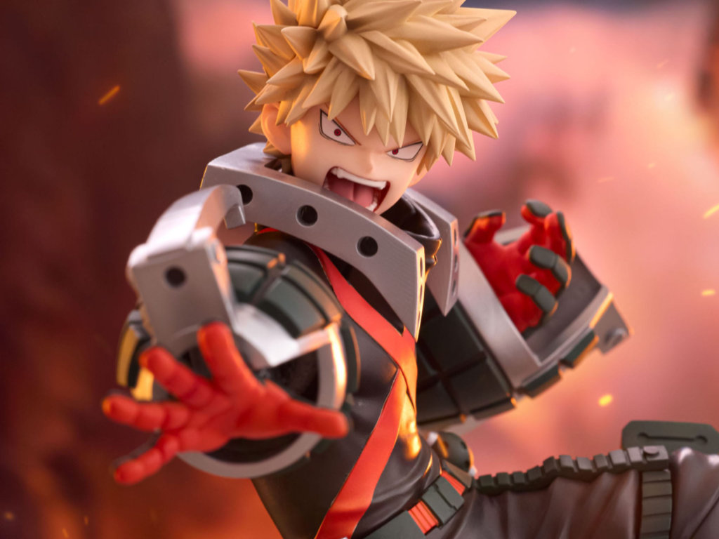Magnifique figurine de Katsuki Bakugo de My Hero Academia sous license BanPresto
