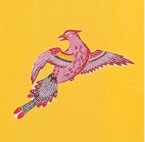 Motif houou repr&eacute;sentant le ph&eacute;nix - source : Polina Couture