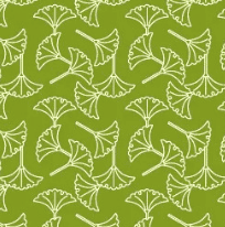 Motif du ginkgo Icho - source : Polina Couture