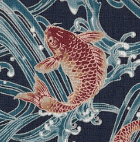 Motif de la carpe ko&iuml; - source : Polina Couture