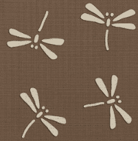 Motif tombo &agrave; l'image de la libellule - source : Polina Couture