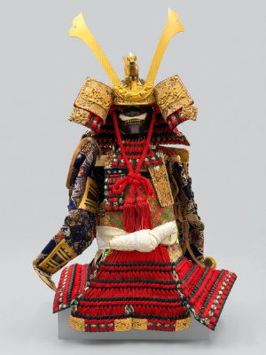 Mini armure de samourai, Yoroi, cadeau typique du kodomo no hi