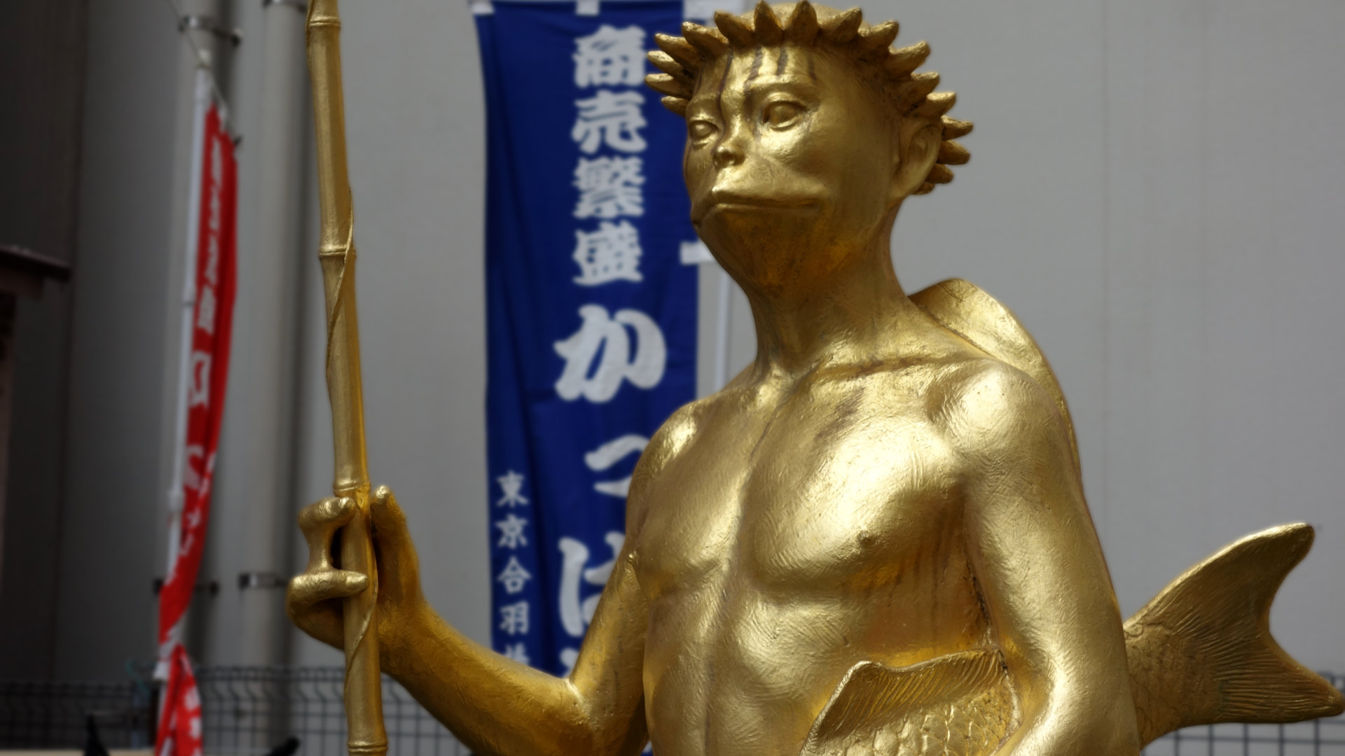 Kappa, le yokai des rivi&egrave;res - Statue embl&eacute;matique du quartier Kappabashi de Tokyo - Konjakuryoko mars 2023
