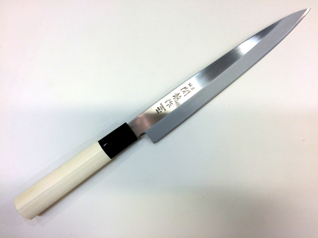 couteau japonais à sushi yanagiba