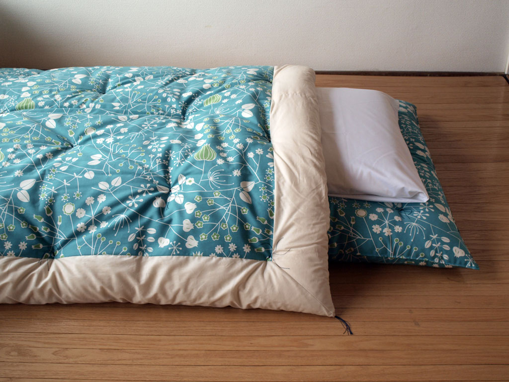 kit complet futon traditionnel : matelas + couette