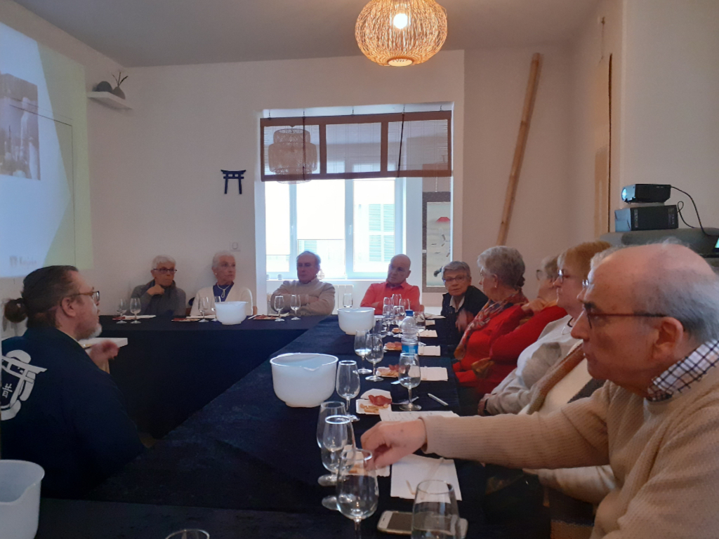 session découverte du saké japonais pour les retraités membres de l'ARCAL 2