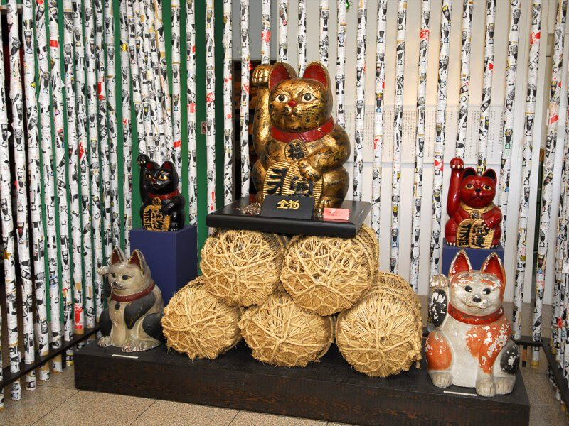 L’histoire du Maneki Neko retracée au Musée d’Art du Maneki Neko d’Okayama - crédit photo musée officiel du Maneki Neko