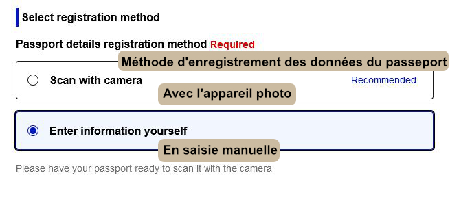 s'identifier sur Visit Japan Web - écran 2