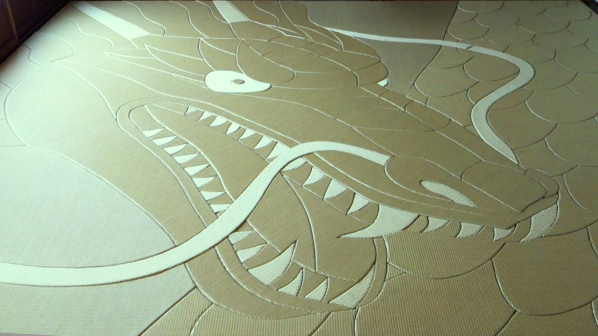 Tatami décoratif moderne de la maison Yamada (Gifu, Japon)