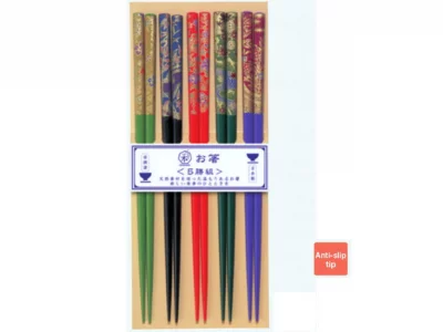 Lot de 5 paires de baguettes nuriyuzen