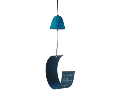 Furin - Cloche à vent 45mm turquoise