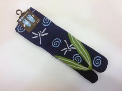 Chaussettes Tabi Libellules 25-28cm