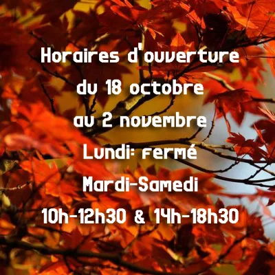 Horaires exceptionnels