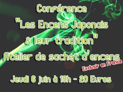 Conférence & Atelier sur l'Art de l'Encens Japonais