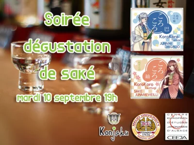 Soirée de dégustation de saké - 10 septembre 2019