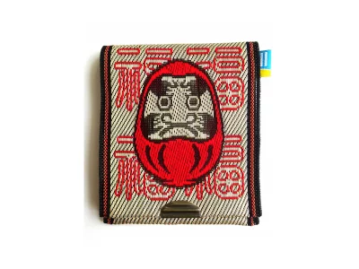 Porte-monnaie / porte-carte tatami beri - daruma