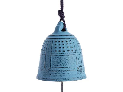 Furin - Cloche à vent 55mm bleu clair