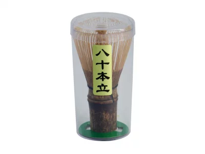Fouet à thé matcha - chasen - Bambou noir - 72 brins