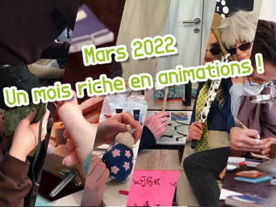 Les ateliers Konjaku du mois de mars