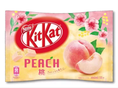 Kit-kat mini Pêche blanche