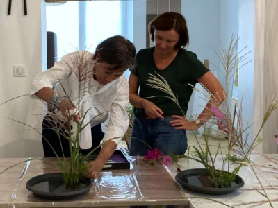 Retour sur l'atelier Ikebana du 10 septembre 2022