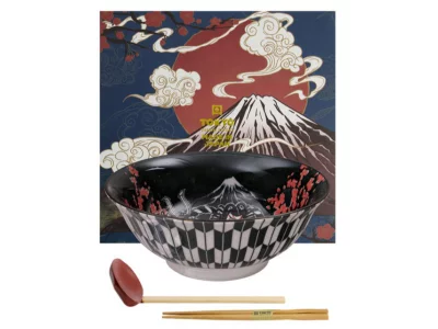 Coffret cadeau bol à Ramen "Kabuki" avec baguettes et cuiller