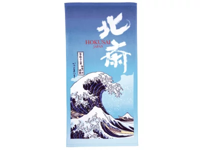 Serviette rectangulaire Vague Hokusai