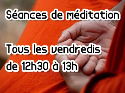 Reprise des séances de Méditation chez Konjaku