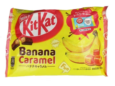 Kit-kat mini Banane Caramel