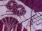 Haori en soie seconde main - shibori violet déco éventails