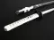 Katana de décoration Seki "marbre blanc" long