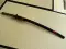 Katana de décoration Seki "marbre orange" long