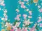 Happi femme "pivoines & orchidées" - turquoise