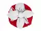 Furoshiki rouge/blanc Pluvier 70cm