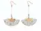 Boucles d'oreille washi éventails