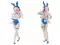Figurine Super Sonico - Super Sonico Bicute Bunnies Blue Rabbit