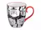 Tasse maneki neko kawaii Blanc et Noir