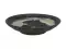 Assiette creuse noire "maru"