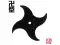 Set de 3 shuriken plastiques