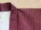 Haori en soie seconde main - rayures rouges et noires
