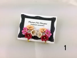 Boucles d'oreilles FNM petites fleurs