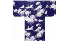 Happi femme "grues & pivoines" - navy