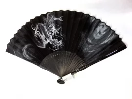 Eventail homme "Ryu" noir