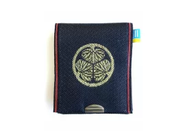 Porte-monnaie / porte-carte tatami beri - blason tokugawa