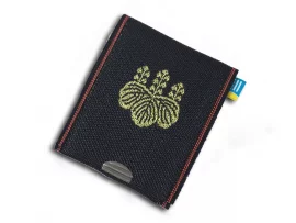 Porte-monnaie / porte-carte tatami beri - blason Toyotomi Hideyoshi