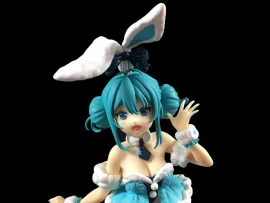 Figurine Vocaloid - Hatsune Miku - Bicute Bunny blanche