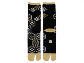 Chaussettes Hexagones jaune/noir 25-28cm