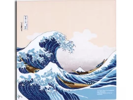 Furoshiki Ukiyoe Vague Hokusai 48cm