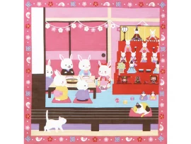 Furoshiki Hina Matsuri 50cm