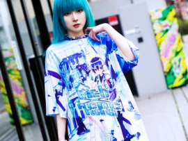 T-Shirt Cyber Cat | ACDC Rag x Peach Punch